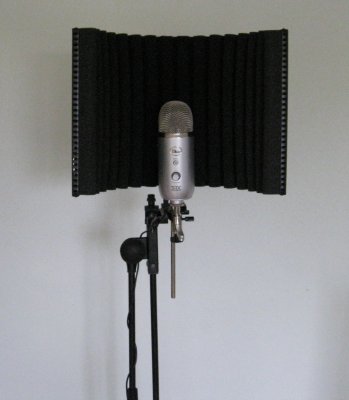 Reflexion Filter Project on Mic Stand
